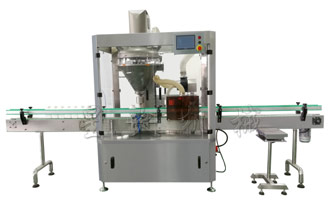全自動(dòng)粉劑定量灌裝機(jī)-直線(xiàn)式粉劑定量灌裝機(jī)-瓶裝粉劑灌裝生產(chǎn)線(xiàn)